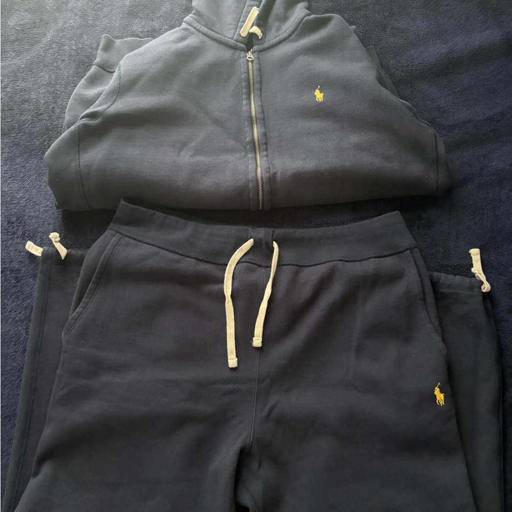 Navy blue Polo sweatsuit set XL